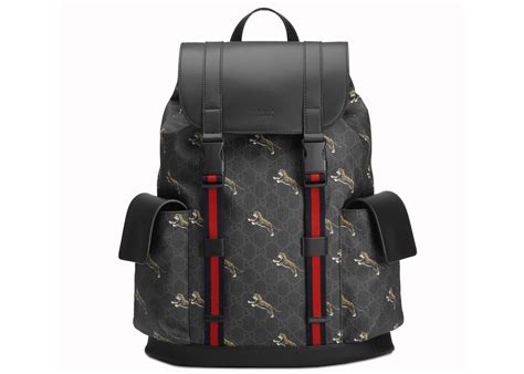 zaino gucci con ape|Gucci Bestiary Zaino GG Supreme Tigers Nero/Grigio .